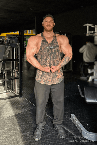 Graphic Muscle Stringer - Cajun Camo