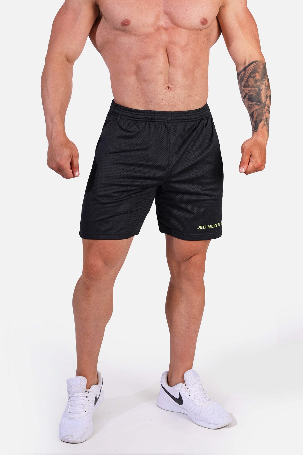 Jersey Mesh Shorts 7.5" - Black