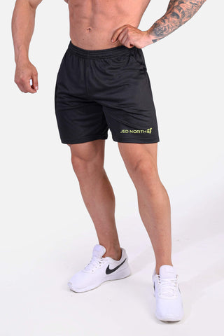 Jersey Mesh Shorts 7.5" - Black