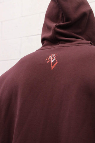 All Or Nothing French Terry Classic Zip-Up Hoodie - Maroon - Jed North Canada