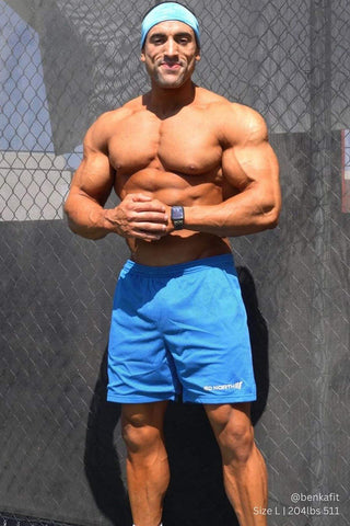 Jersey Mesh Shorts 7.5" - Blue