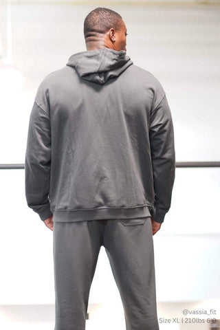 Sudadera Essentials Relaxed - Gris oscuro