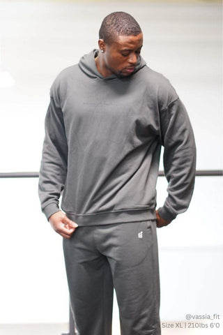Sudadera Essentials Relaxed - Gris oscuro