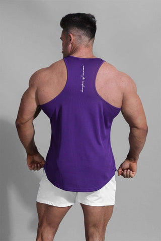 Fast-Dry Bodybuilding Workout Stringer - Violet - Jed North Canada