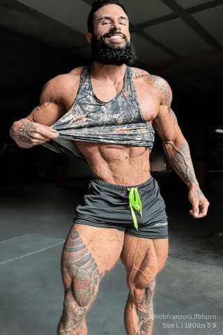Graphic Muscle Stringer - Cajun Camo