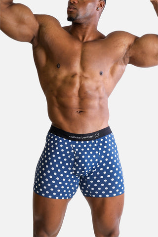 Men's Boxer Briefs - Polka Dots