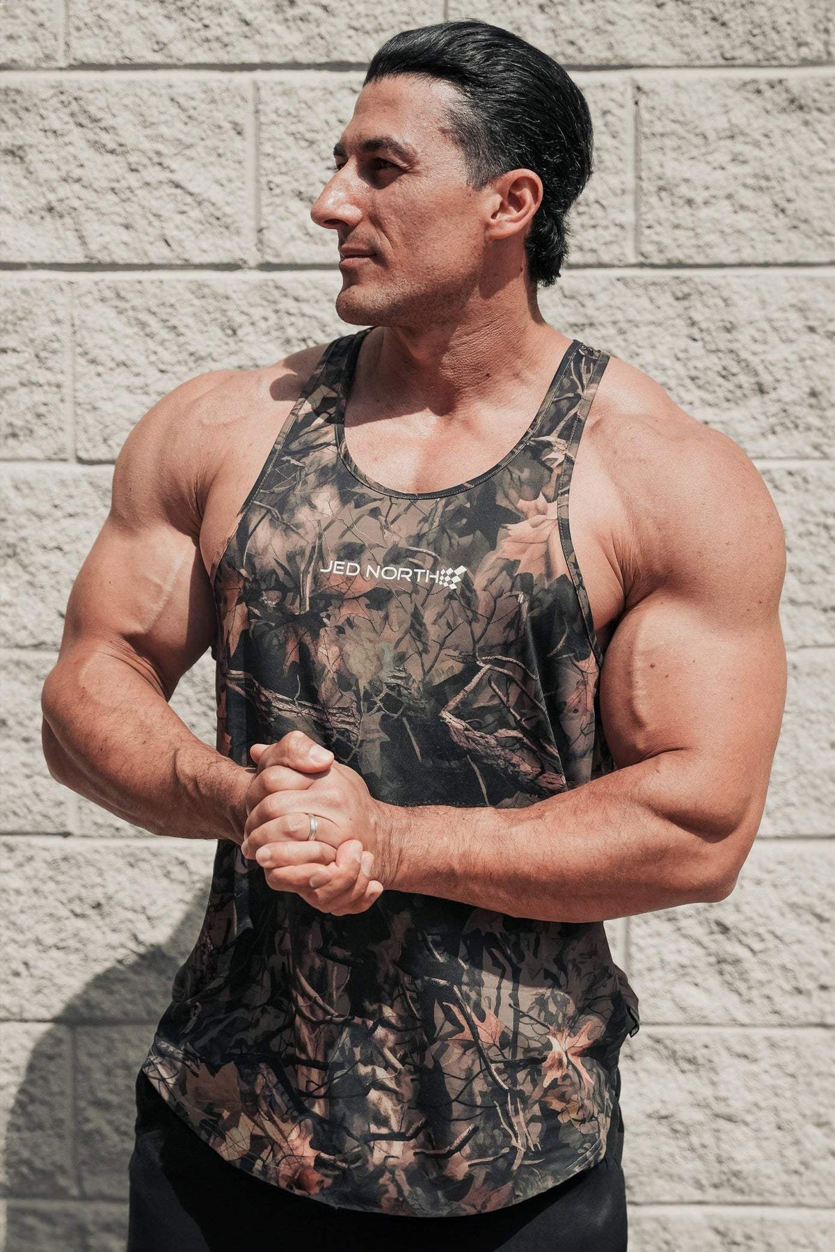 Graphic Muscle Stringer - Cajun Camo