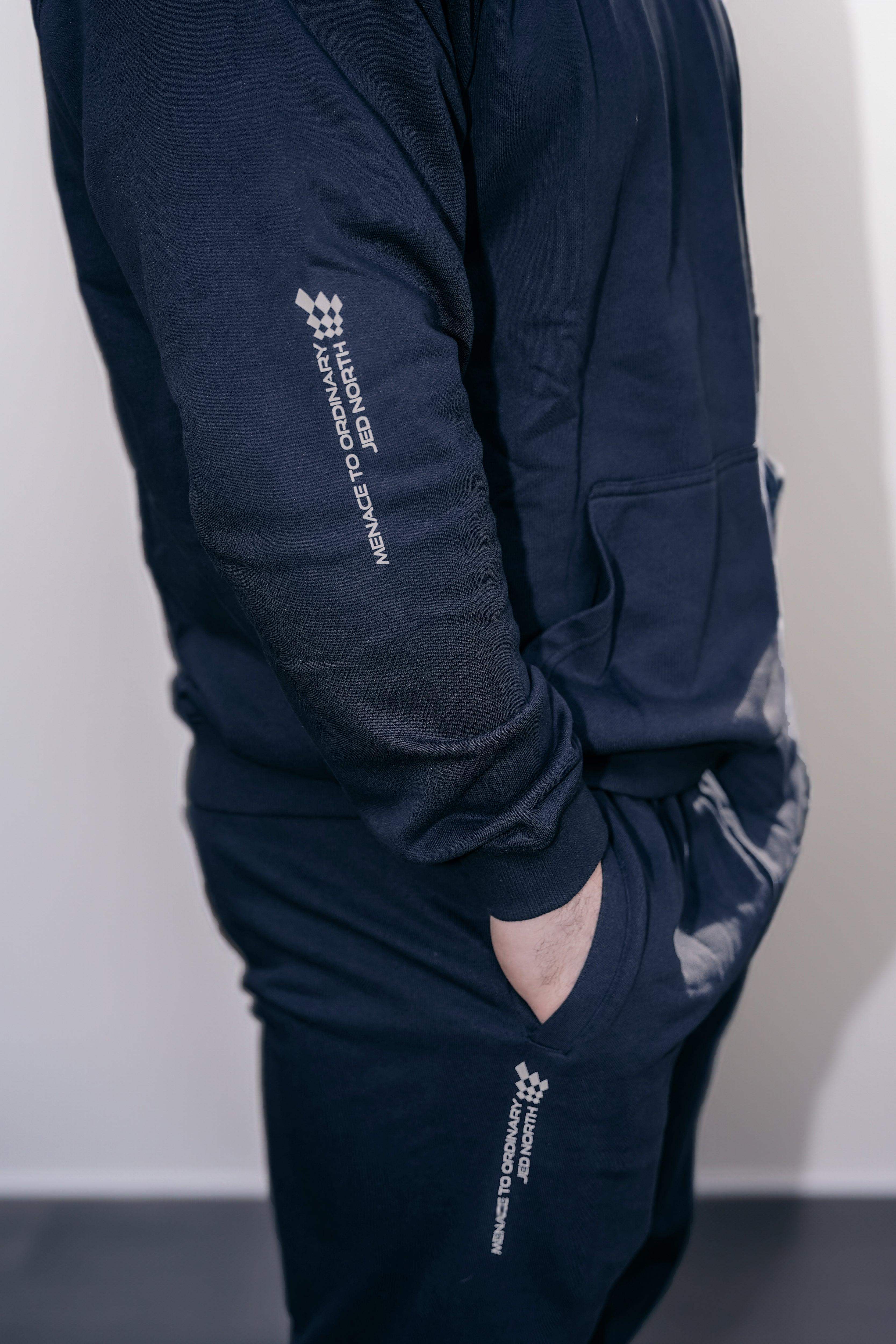 All Or Nothing French Terry Pullover Hoodie - Navy - Jed North Canada