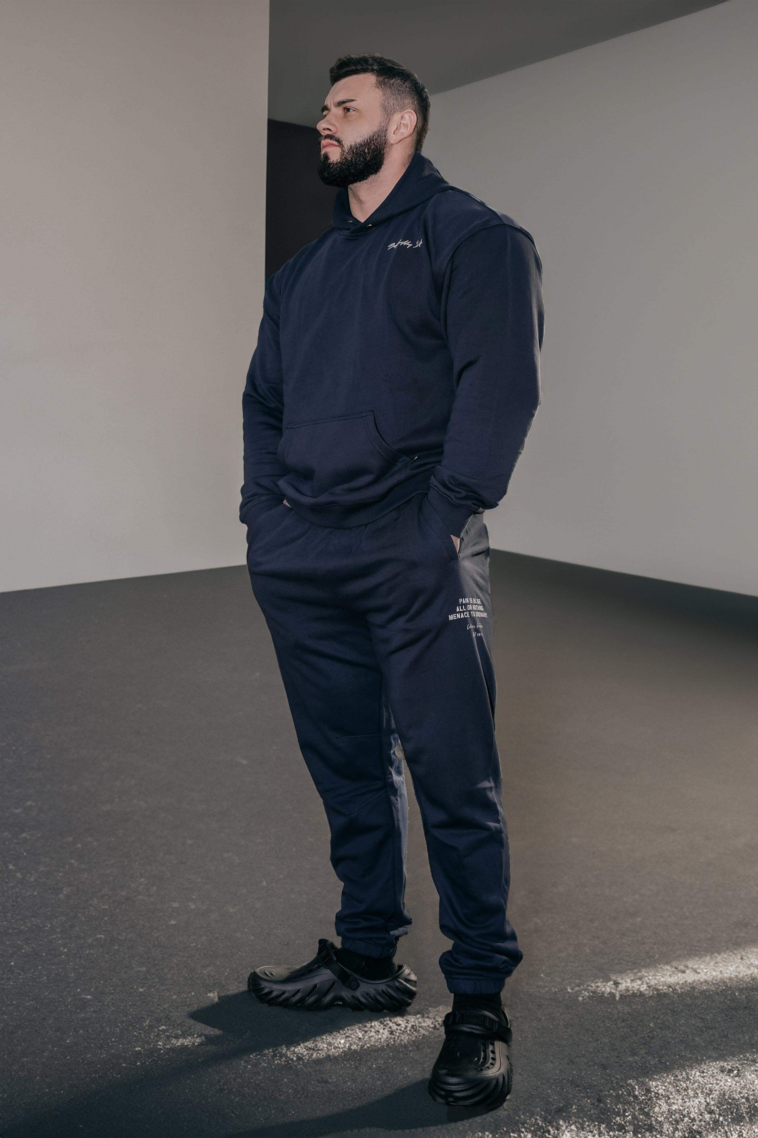 All Or Nothing French Terry Pullover Hoodie - Navy - Jed North Canada