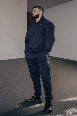 All Or Nothing French Terry Pullover Hoodie - Navy - Jed North Canada