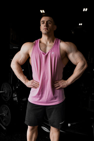 Vital Raw-Hem Tank Top 2.0 - Salmon Pink