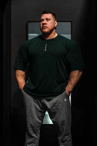 Camiseta extragrande Energy - Verde bosque