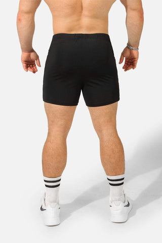 Agile Bodybuilding 4'' Shorts w Zipper Pockets - Noir