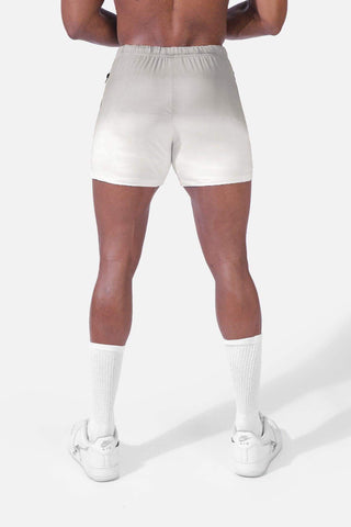 Agile Bodybuilding 4'' Shorts w Zipper Pockets - Ombré Gray - Jed North Canada