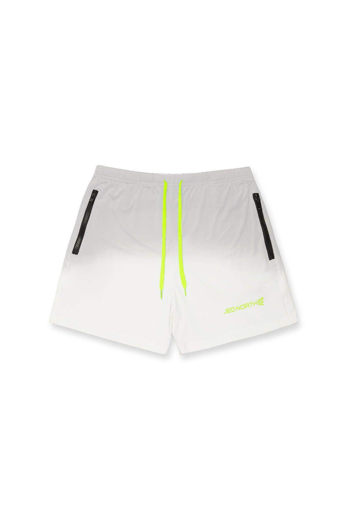 Agile Bodybuilding 4'' Shorts w Zipper Pockets - Ombré Gray - Jed North Canada