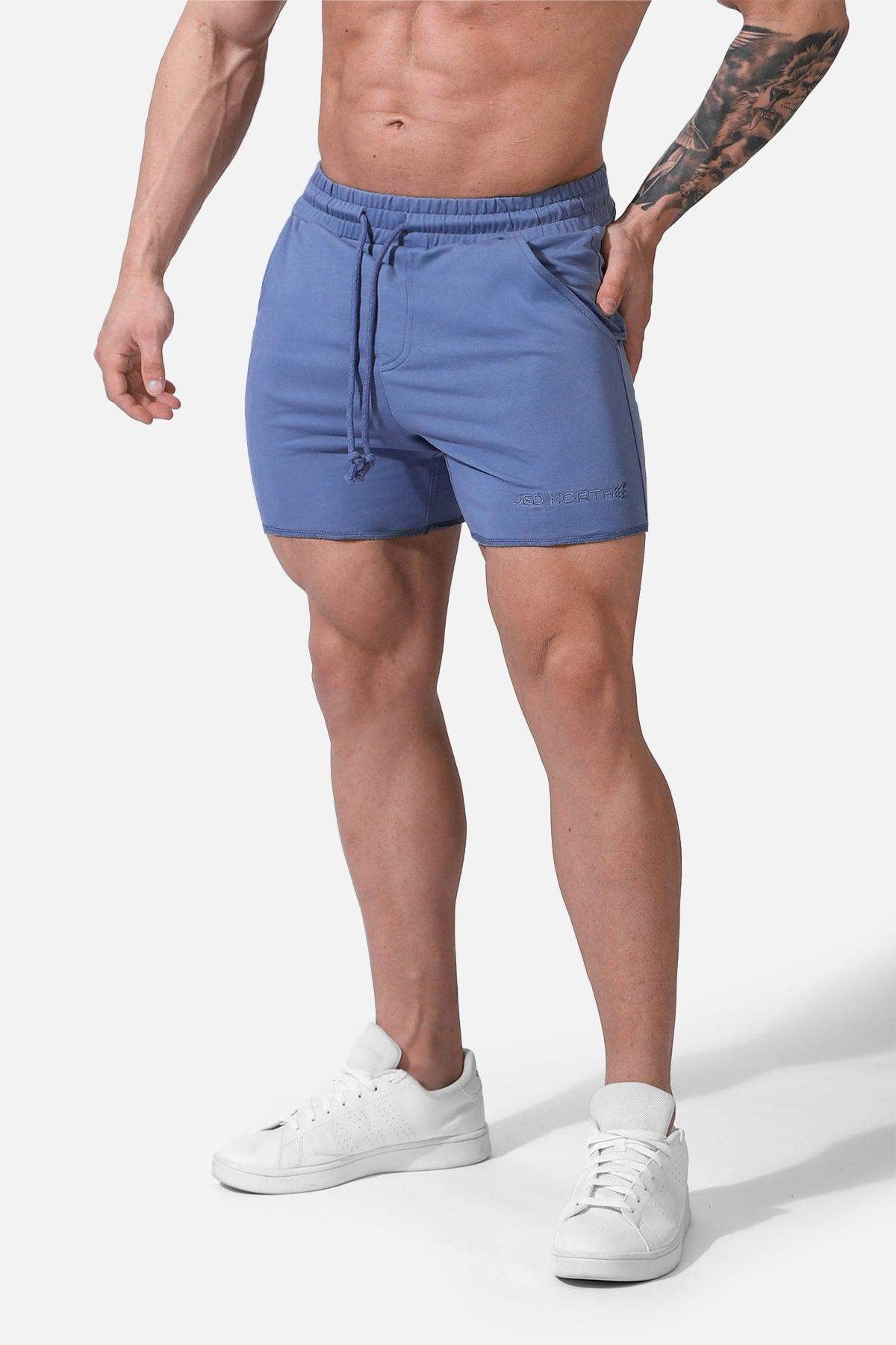 Motion 5'' Varsity Sweat Shorts - Steel Blue - Jed North Canada