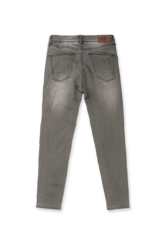 Men's Premium Fitted Stretchy Jeans - Faded Gray - Jed North Canada