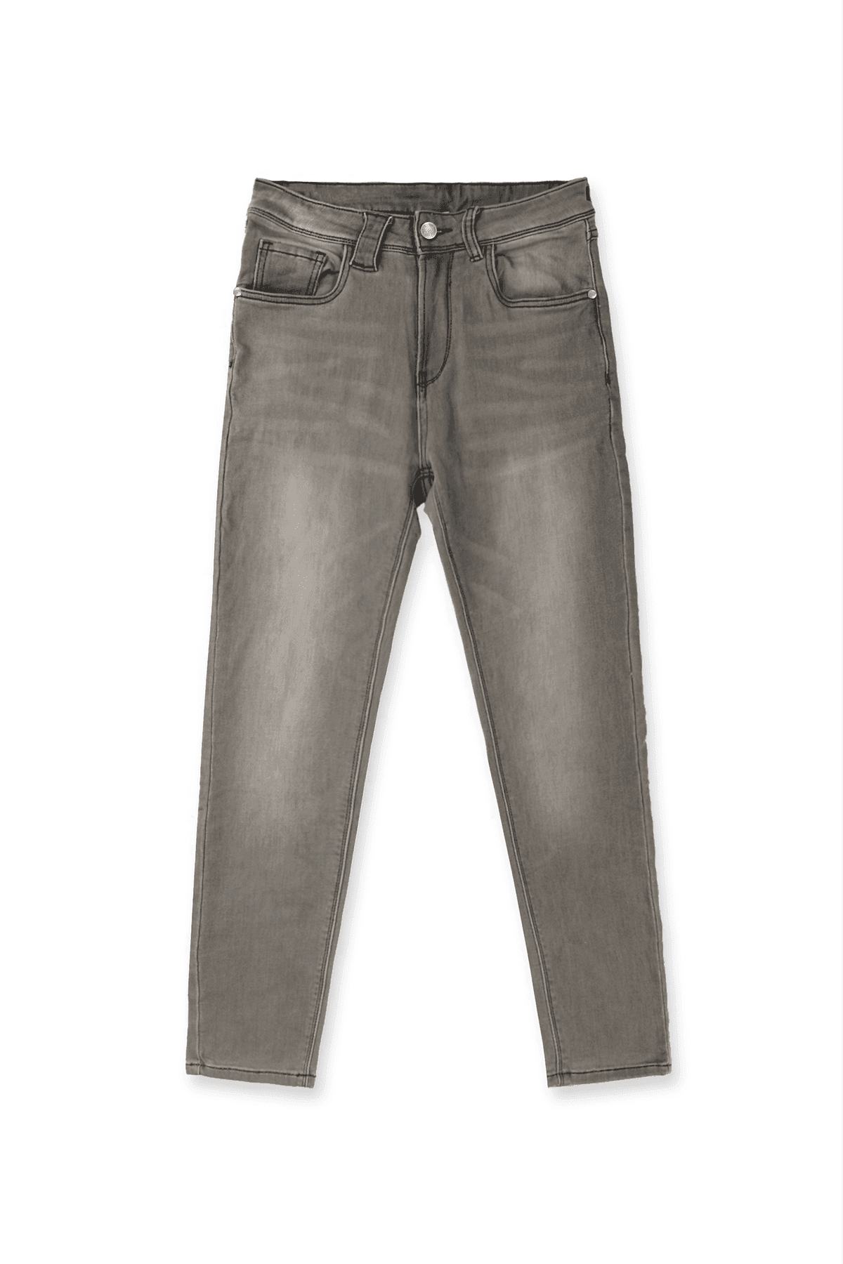 Men's Premium Fitted Stretchy Jeans - Faded Gray - Jed North Canada