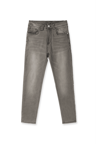 Men's Premium Fitted Stretchy Jeans - Faded Gray - Jed North Canada