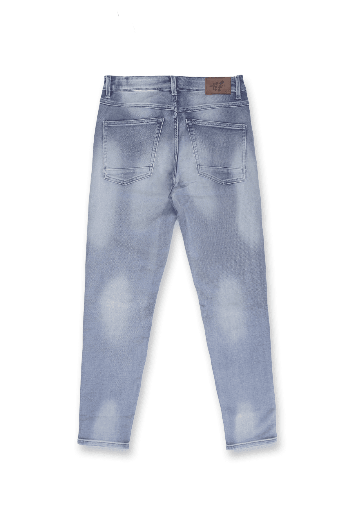 Men's Premium Fitted Stretchy Jeans - Faded Blue - Jed North Canada
