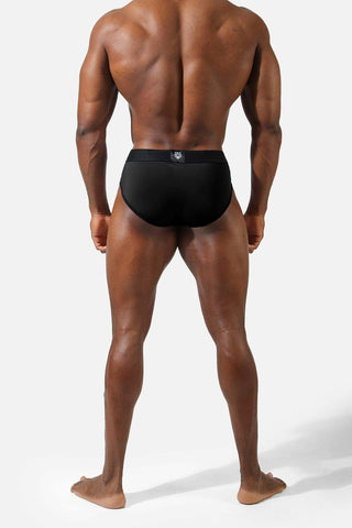 Men's Workout Mesh Briefs 2 Pack - Black & Dark Gray - Jed North Canada