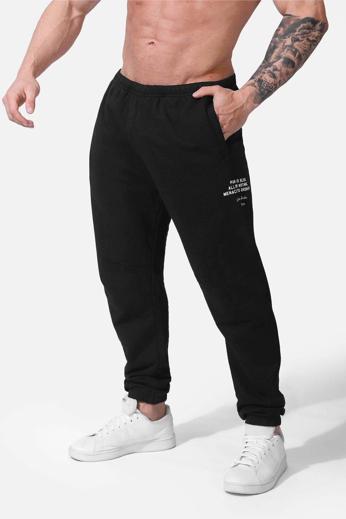 All Or Nothing French Terry Joggers - Black - Jed North Canada