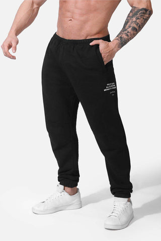 All Or Nothing French Terry Joggers - Black - Jed North Canada