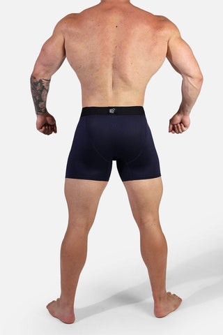 Pack de 2 bóxers deportivos de malla para hombre - Negro y azul marino