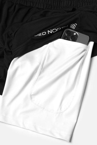Men's 2-In-1 7" Gym Shorts - Black