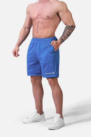 Jersey Mesh Shorts 7.5" - Blue