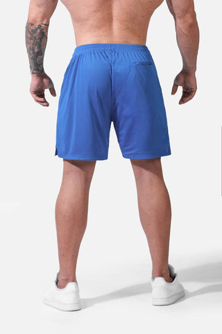 Jersey Mesh Shorts 7.5" - Blue