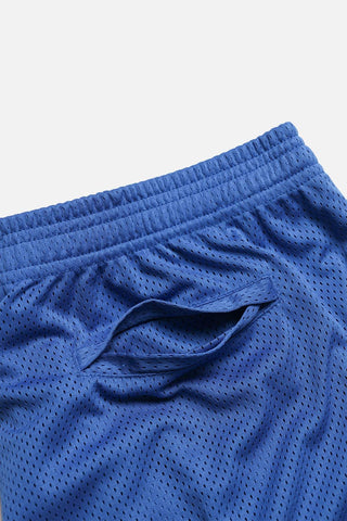 Jersey Mesh Shorts 7.5" - Blue