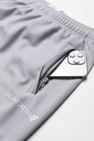 Pantalones deportivos de secado rápido para hombre - Gris claro
