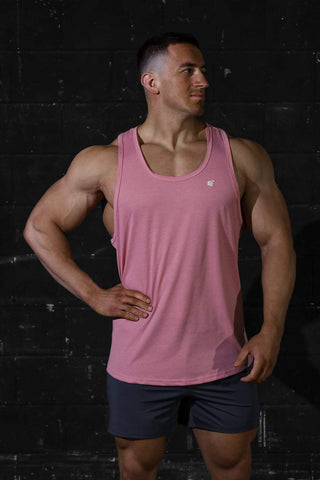 Vital Raw-Hem Tank Top 2.0 - Salmon Pink