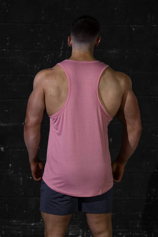 Vital Raw-Hem Tank Top 2.0 - Salmon Pink