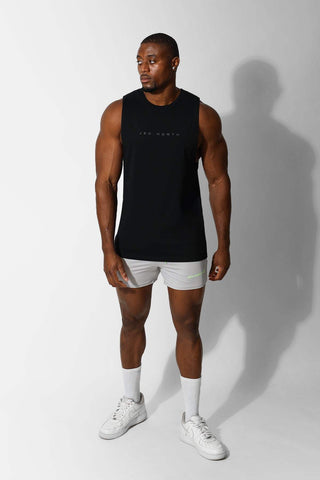 Apollo Men's Sleeveless Training Tee - Obsidian Black