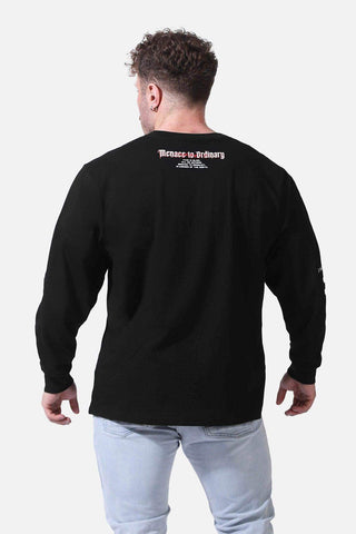 Retro Gym Long Sleeve T-Shirt - Black - Jed North Canada