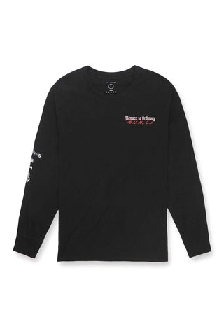 Retro Gym Long Sleeve T-Shirt - Black - Jed North Canada