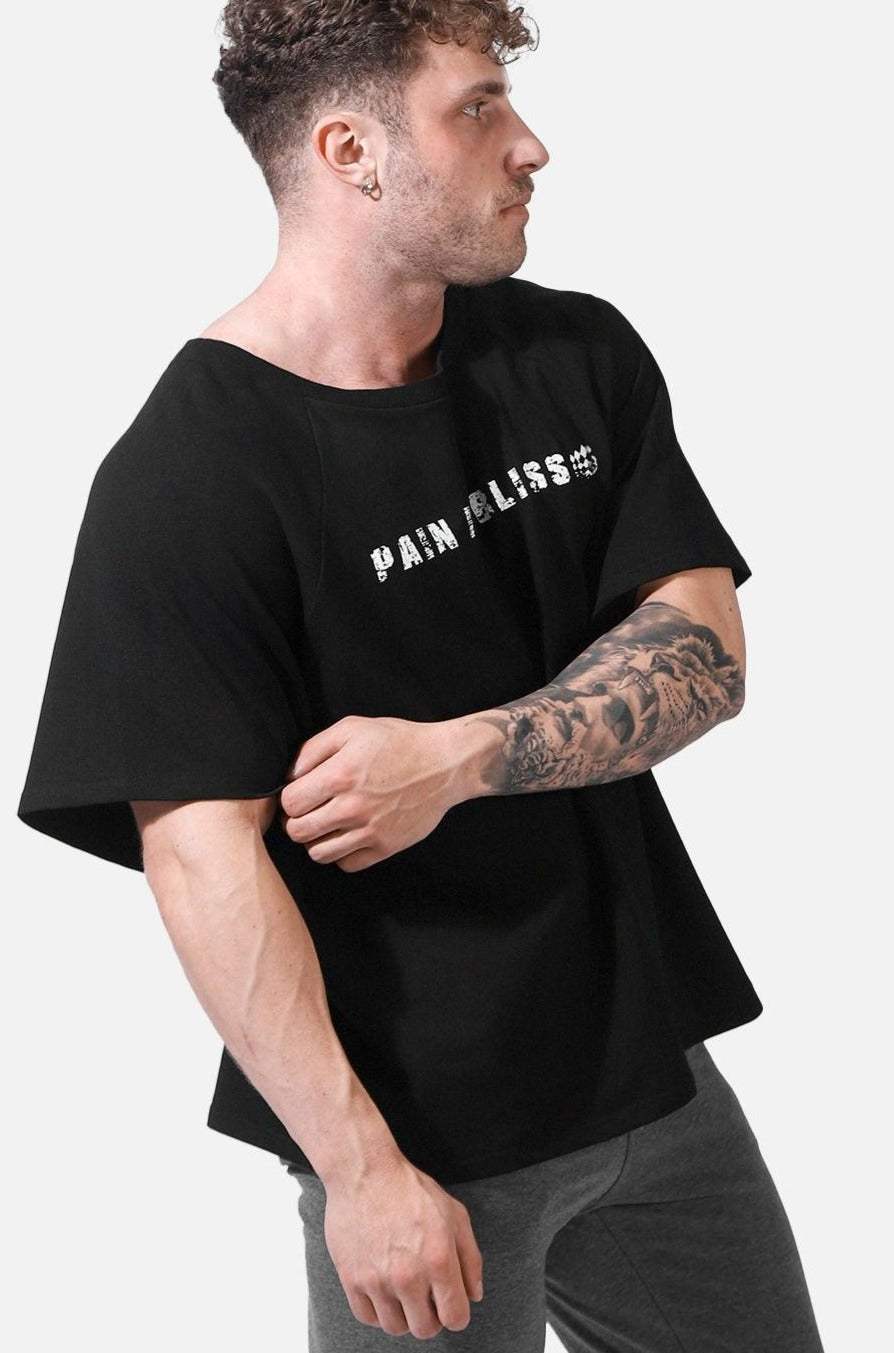 Retro Bodybuilding Oversized T-Shirt - Black - Jed North Canada