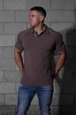 Muscle Fit All-Day Polo T-Shirt - Dark Gray