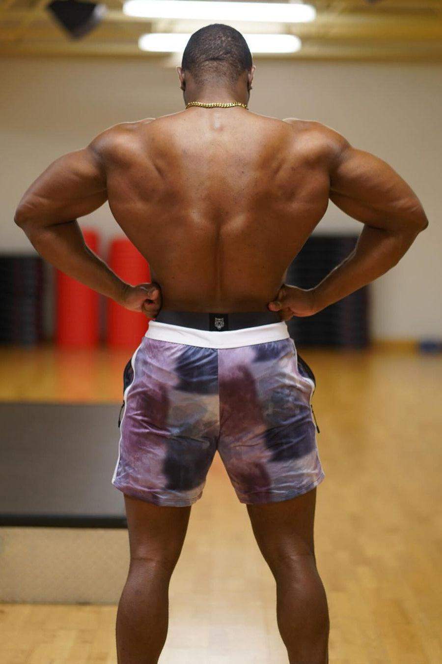 Ace Graphic Casual 5" Shorts 2.0 - Purple Smoke - Jed North Canada