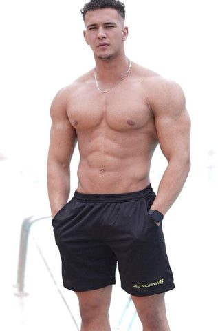 Jersey Mesh Shorts 7.5" - Black