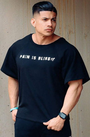 Retro Bodybuilding Tee - Black