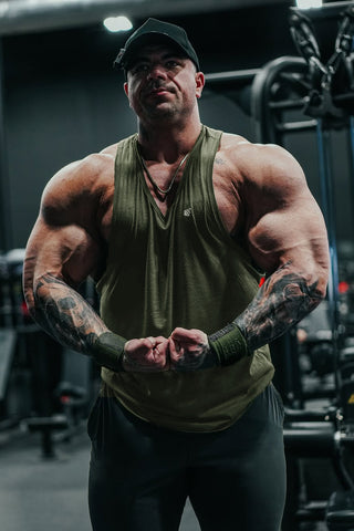 Vital Raw-Hem Tank Top 2.0 - Green