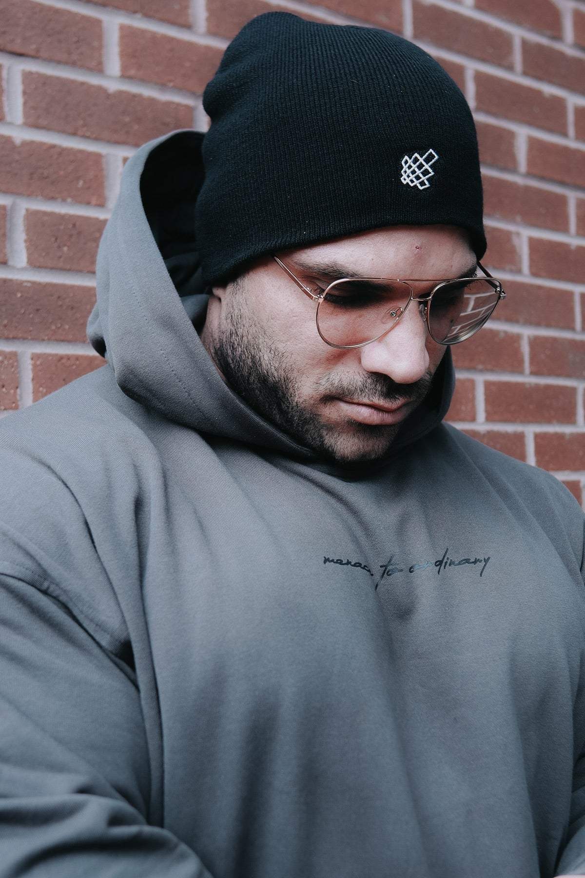 Gorro de punto premium - Negro azabache