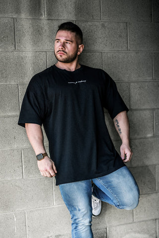 Energy Oversized T-Shirt - Menace Black