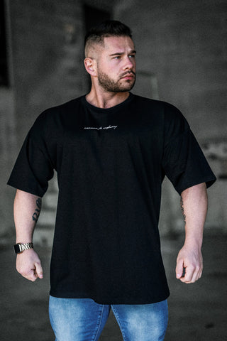 Energy Oversized T-Shirt - Menace Black