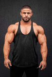 Stringer classique vintage délavé à dos nageur - Anthracite