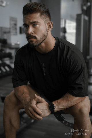 Energy Oversized T-Shirt - Obsidian Black