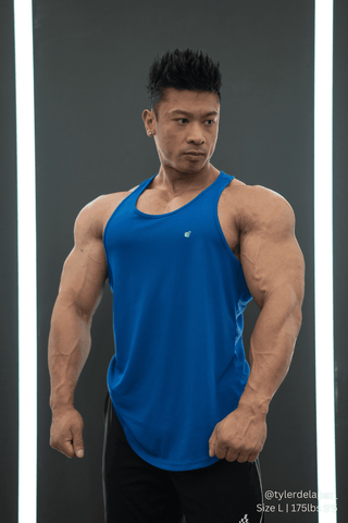 Stringer de entrenamiento de musculación de secado rápido - Azul rey